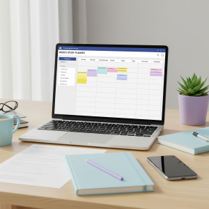 Weekly Study Planner Templates